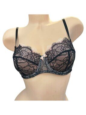 B.temptd Lace Underwire Bra In Black Size 36B